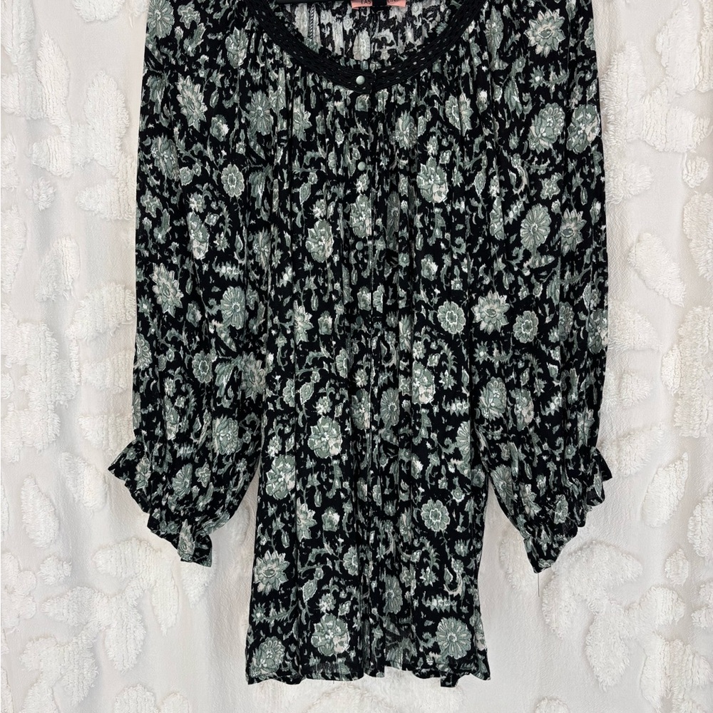 East Adeline Floral Women's Blouse 2X